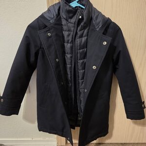 Appaman Boys Coat with Quilted Inner Layer And Hood